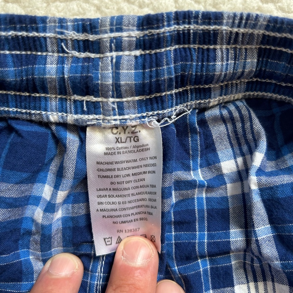 CYZ Plaid Pajama Shorts sz XL - Picture 2 of 3